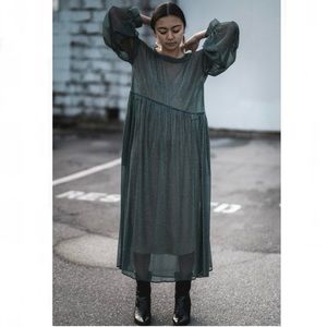 NWT Et Tigre Jayme dress in shimmer